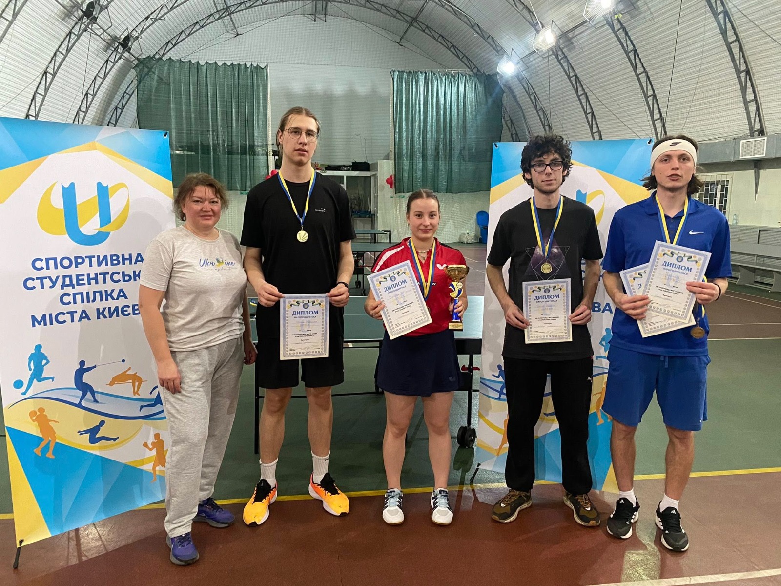 🏓 НУФВСУ — чемпіон Універсіади Києва з настільного тенісу!